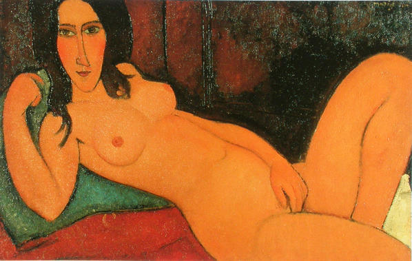 Modigliani femme nue 