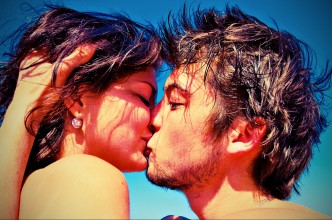 un baiser sexuel